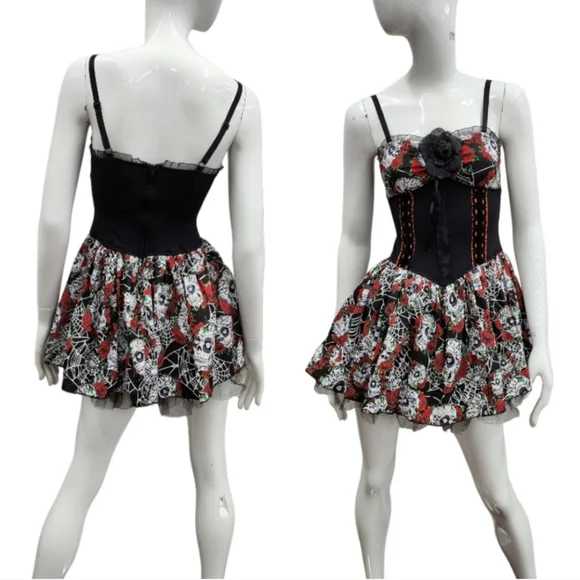 white christmas dresses Pumpkin Sugar Skull Dress main image 0